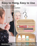 Large Travel Cosmetic Bag with Waterproof Hanging Hook – Multi-Compartment Toiletry Organizer