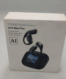 A16 Mini Pro Stereo Earphones – AI Touch Control Wireless Earbuds