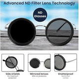 Adjustable Vision Glasses – Classic Round Transparent Lens Eyewear