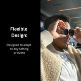 Adjustable Vision Glasses – Classic Round Transparent Lens Eyewear