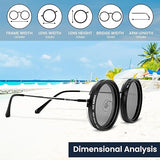 Adjustable Vision Glasses – Classic Round Transparent Lens Eyewear