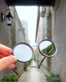 Adjustable Vision Glasses – Classic Round Transparent Lens Eyewear