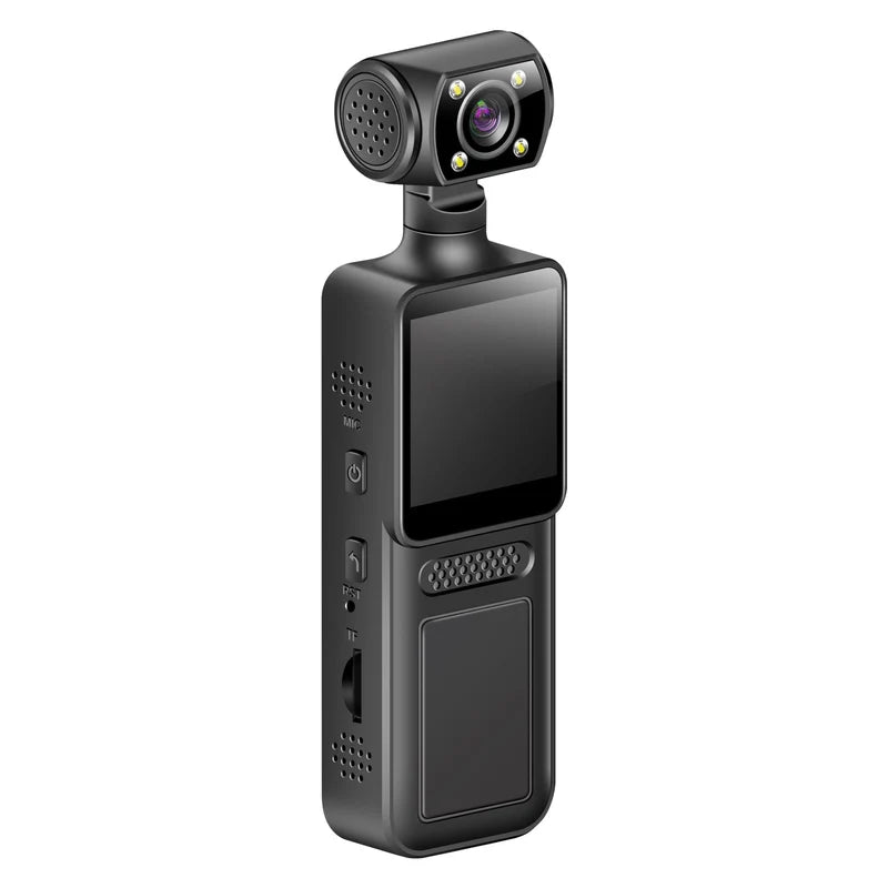 3-Axis Gimbal Stabilizer 1080P Mini Video Recorder with Rotatable Dual Camera