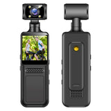 3-Axis Gimbal Stabilizer 1080P Mini Video Recorder with Rotatable Dual Camera