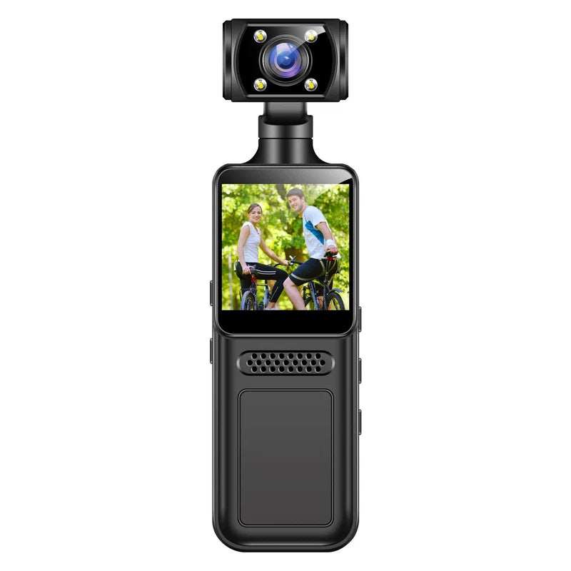 3-Axis Gimbal Stabilizer 1080P Mini Video Recorder with Rotatable Dual Camera
