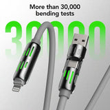 4-in-1 Multi USB Charging Cable – Fast Multi-Device Charging
