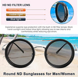 Adjustable Vision Glasses – Classic Round Transparent Lens Eyewear