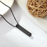 Islamic Ayat ul Kursi Bar Pendant Necklace – Elegant Islamic Jewelry